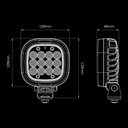 President 2.0 LED work light 25W - amber position light