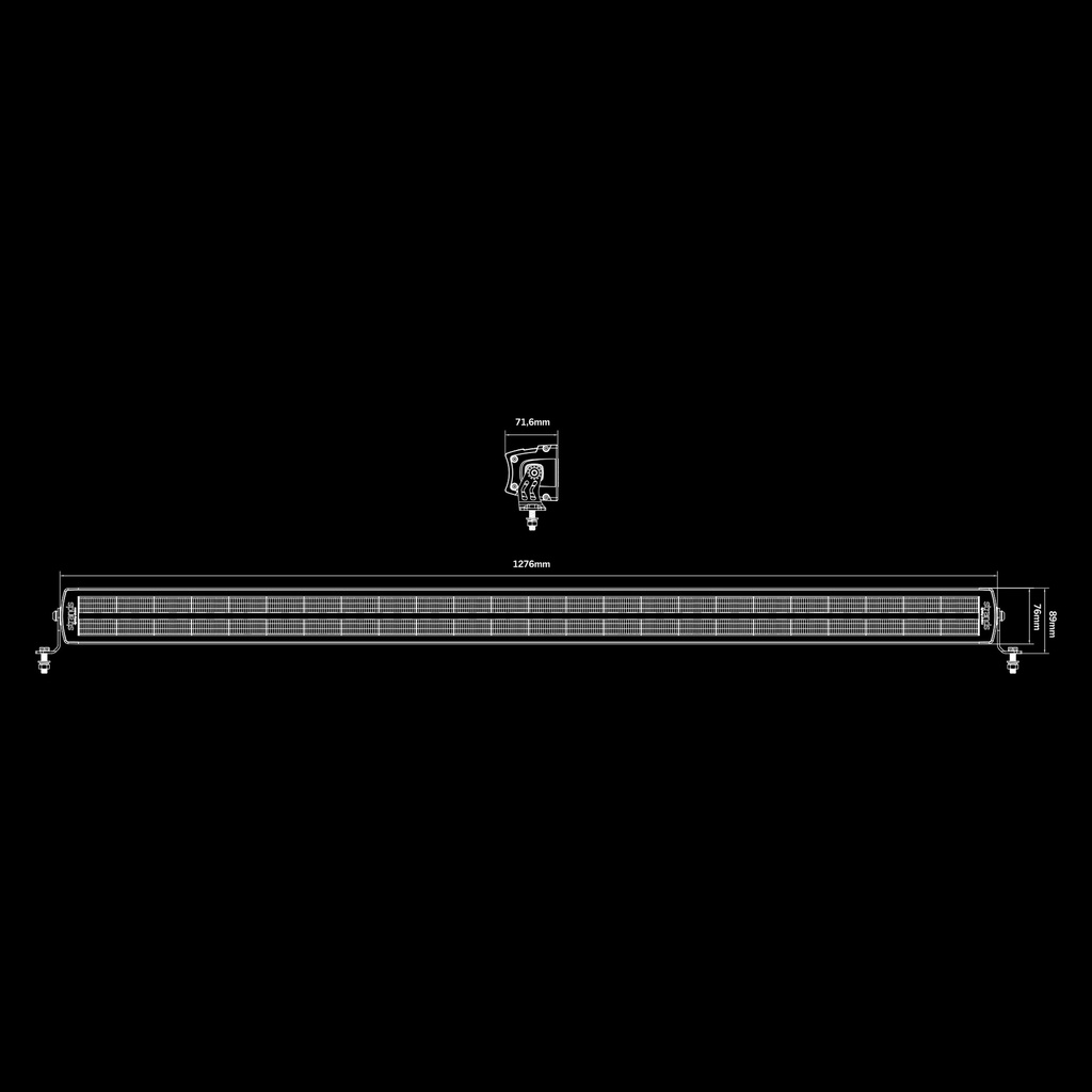 SIBERIA double row LED BAR 50 inch