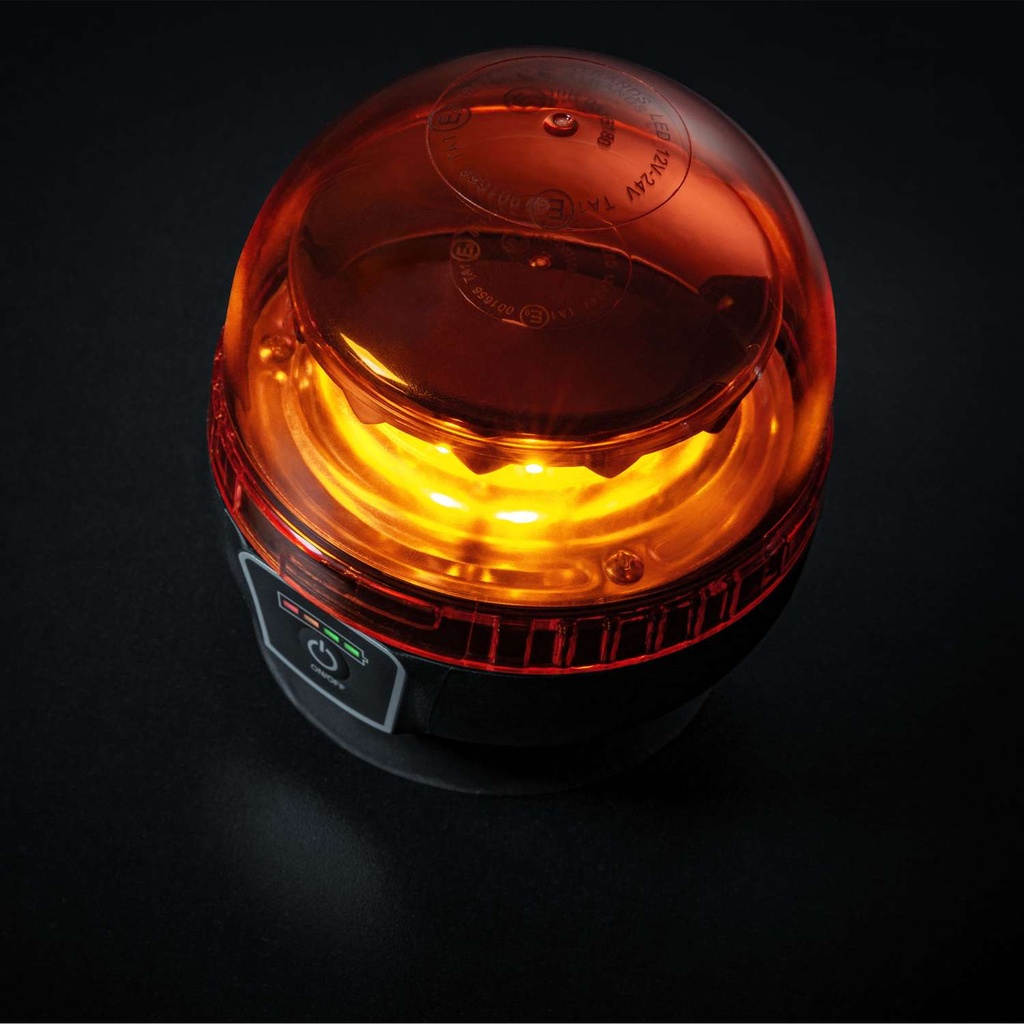 Big Energy Led Beacon Light - Amber Lens Magnet Mount