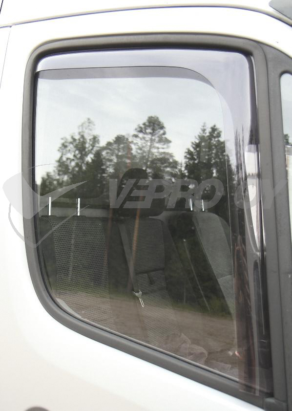 Side Window Deflectors for Mercedes Sprinter / Volkswagen Crafter 2007+ | Push-in Mounting