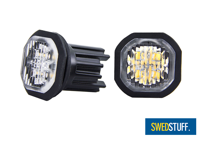 warning light head duo LED 2x10W 12-24V DC