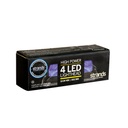 4-LED "HP FLASH" Strobe/Warning Light Blue 12-24V | 118x29x41mm 