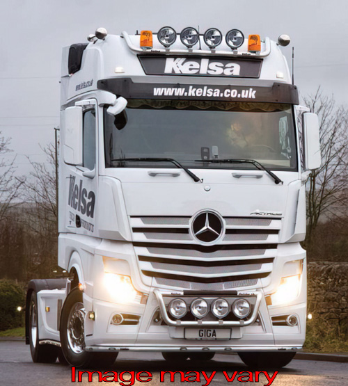 HiBar Aluminum - Mercedes B Actros MP4 GigaSpace 2011+ - Drop-Down