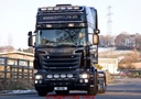 VisorBar Aluminum Scania 4/R Serie TOPLINE - 5 White LED