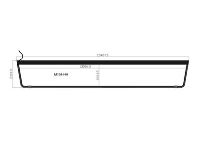 Nedking Ultra Thin LED Truck Sign - New MAN TG 2020 (134cm) - White