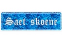 Saet Skoene - Blue - Sticker