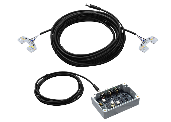 DUO LED position light + strobe for grill spotlight Scania R/S NextGen from 2023