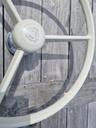 3-Spoke Steering wheel white Scania R-serie Steamline/Nextgen - Vabis Logo