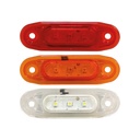 SLD marker lights 3-LED white 12-24v