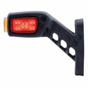 Sidemarker Rubber Arm Short Freedom LED 3 Colors - Left