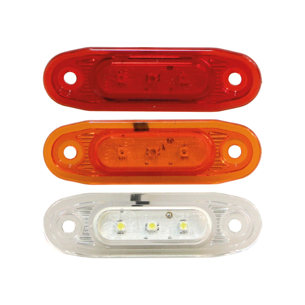SLD marker lights 3-LED orange 12-24v