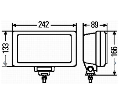 Hella Jumbo 220 met T10 standlicht