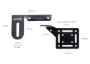 Strands universal bracketkit for Siberia led bars