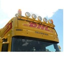 XL-Sunvisor Scania 4+R-series Topline with cutouts for 5 Position Lights