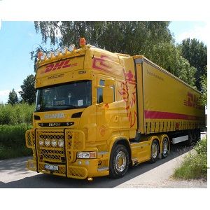 XL-Sunvisor Scania 4+R-series Topline with cutouts for 5 Position Lights