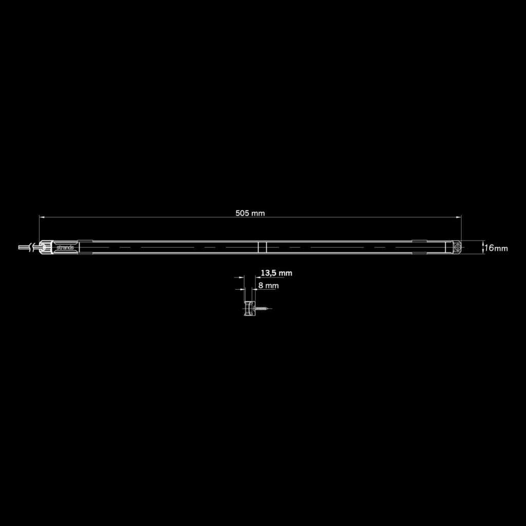 Unity LED underglow 505mm - Amber