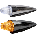 Chrome Torpedo Roof Marker Light - Dual Colour