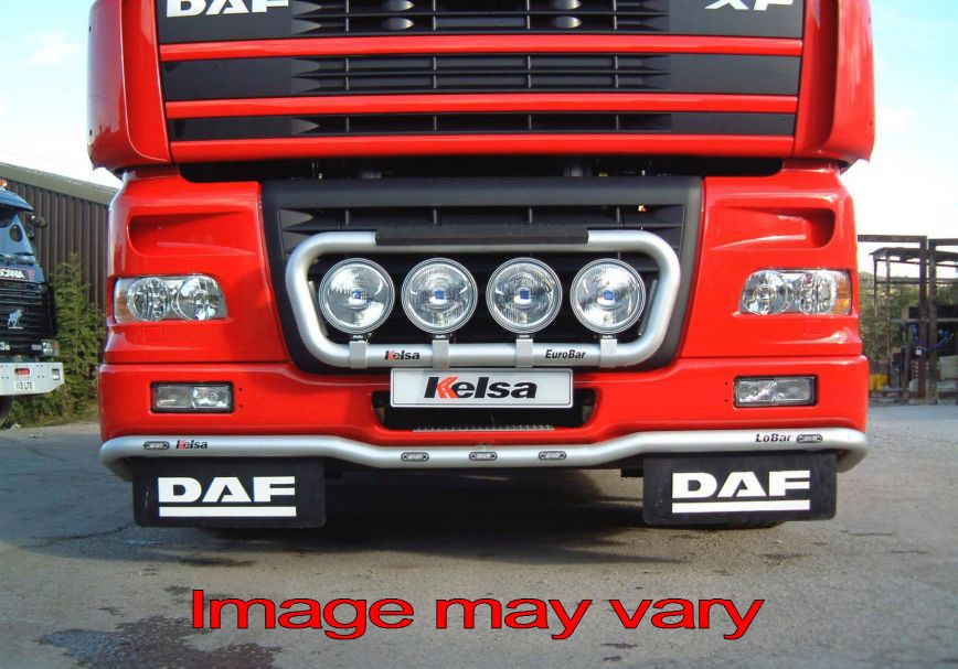 Aluminum LoBar for DAF XF95 - 7 Amber LEDs