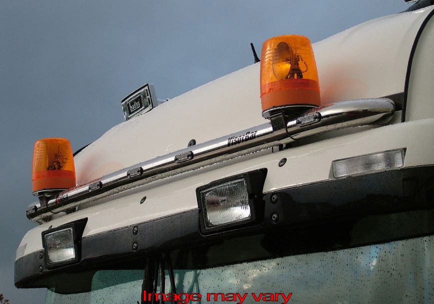 VisorBar Aluminum Scania R Serie HIGHLINE - 5 White LED