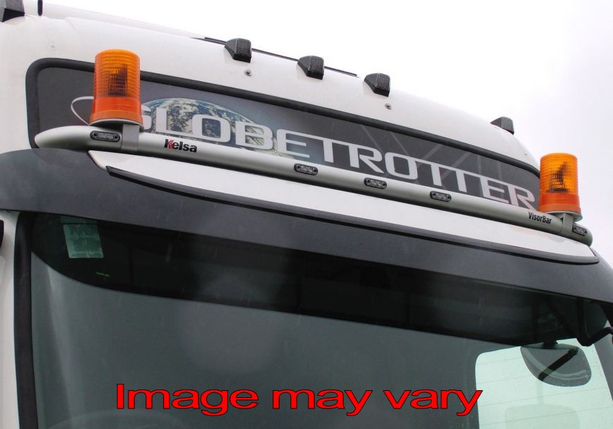 VisorBar Aluminum Volvo FM/FH 2002-2008 - 5 White LED