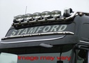 VisorBar St. Steel Volvo FM/FH 2008+ - 5 Amber LED