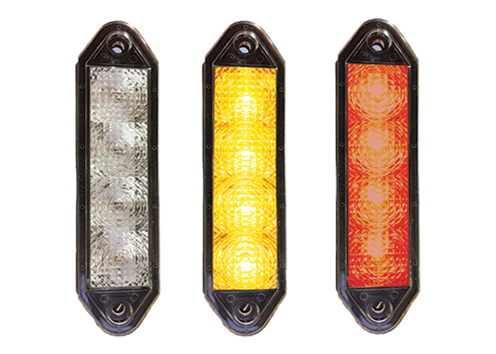 3-IN-1 LED SCHLUSS- / BREMS- / BLINKLEUCHTE 12-24V