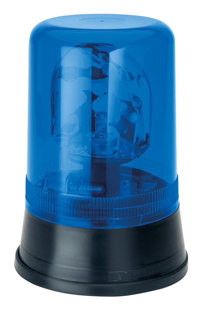 AEB "595" 24V rotating beacon - Blue lens