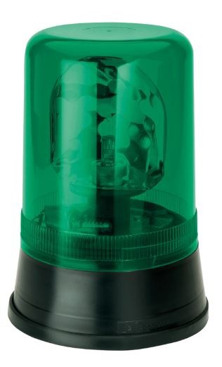 AEB "595" 24V rotating beacon - Green lens