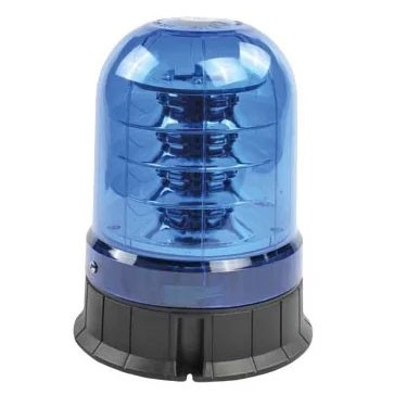 Rundumkennleuchte LED 12-24V mit blauer Linse 