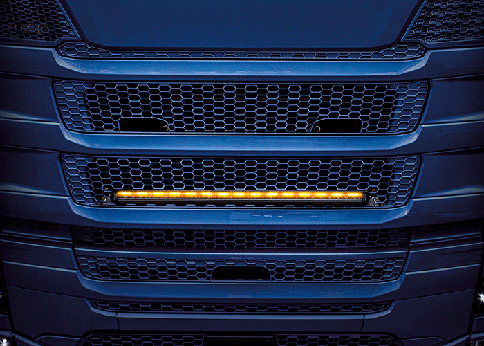 Frontgrill kit Scania NextGen Siberia Night Guard single row 32"