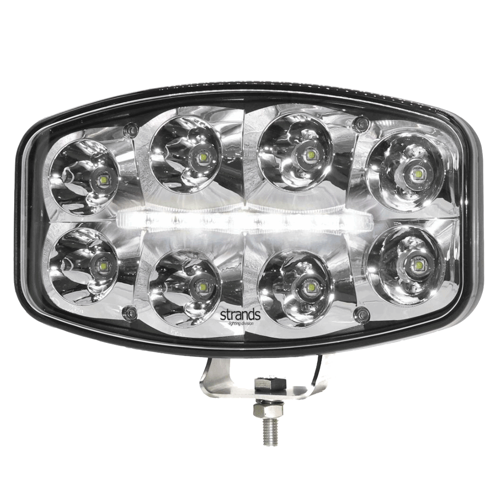 Delta LED Driving Light oval with LED Position Light