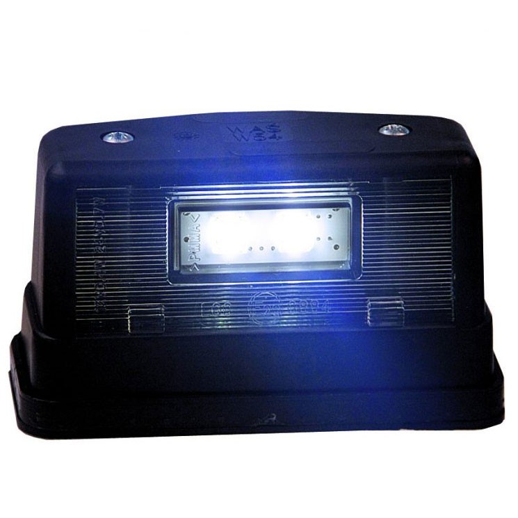 Number plate light 2 LED's Black