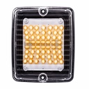 IZELED - LED Amber Warning Light with Clear Lens