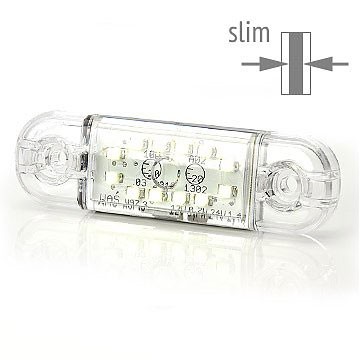 Slim position light white 12 LED's