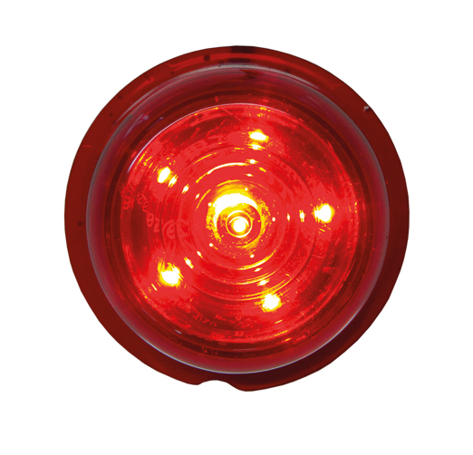 Viking LED-unit red 12-24 V red glass