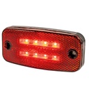 Side Marker/Position Light + Brake Light 8-LED 12-24V | 110x50mm 