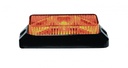 3-LED "HP FLASH" Strobe/Warning Light Orange 12-24V | 98x29x41mm 