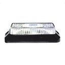 3-LED "HP FLASH" Strobe/Warning Light White 12-24V | 98x29x41mm 