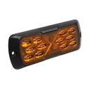 SCHLANKE STROBE LEUCHTE 12 LED, 10-30V DC