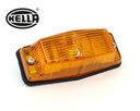 Hella Double Burner - Amber With Rubber Back - 24 Volt