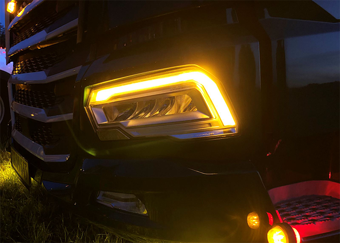 LED units amber for DRL for Daf NGD 2021