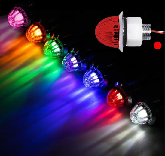 Nedking LED Mini Watermelon Light Red - Red Lens