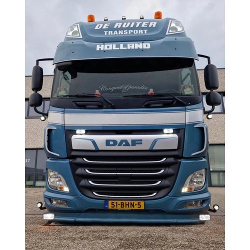 DAF CF Euro 6 Stoßstangen-Spoiler - Talmu Weiß