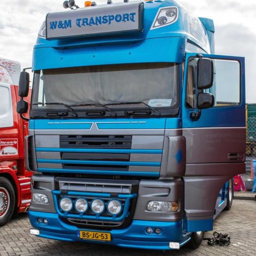 Stoßstangen-Spoiler DAF XF 105 - Talmu weiß