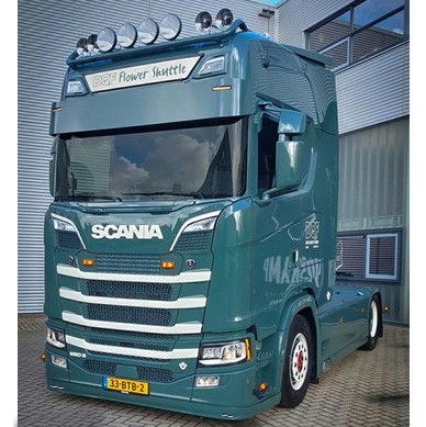 Bumper Spoiler Scania Next Generation - Type 9 - High Bumper - 2 Lightholes