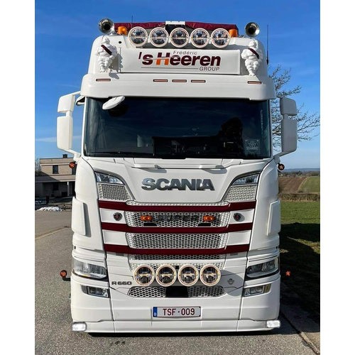 Bumper Spoiler Scania Next Generation - Type 5 - Low Bumper - Talmu White