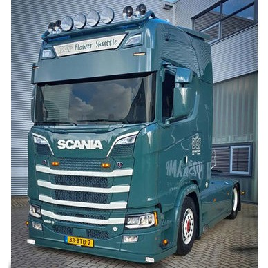 Bumper Spoiler Scania Next Generation - Type 9 - High Bumper - Talmu White