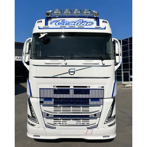 Bumper Spoiler Volvo FH4/5 - 12cm deeper - 2 Lightholes