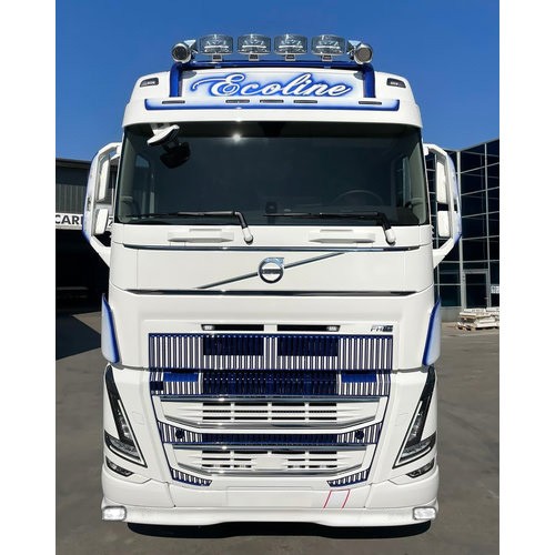 Bumper Spoiler Volvo FH4/5 - 12cm deeper - Talmu White