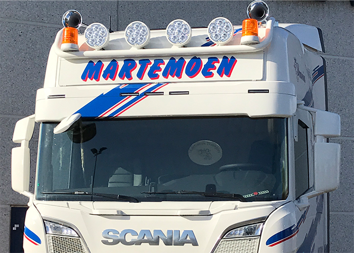 Nedking Ultra Thin LED Truck Sign - Scania NextGen R/S Highline (180) - White